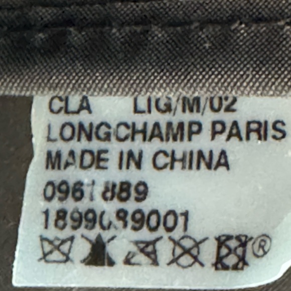 Longchamp Le Pliage Large Tote Bag – Black & Brown Leather Trim - Picture 12 of 14